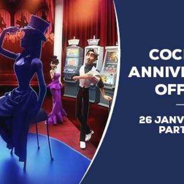 COCKTAIL ANNIVERSAIRE OFFERT - CASINO LE MIAMI ANDERNOS