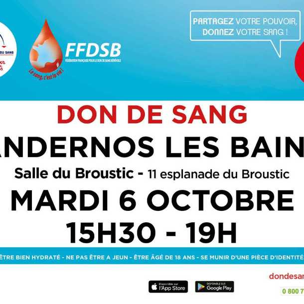 Collecte de sang à Andernos