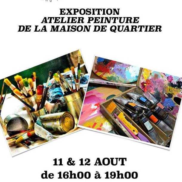 Exposition - Atelier de peinture de la Maison de Quartier