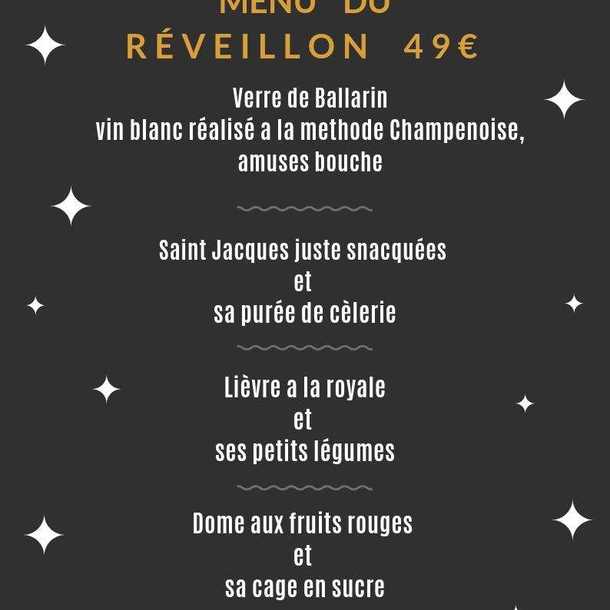 Le réveillon à la Table du Boucher