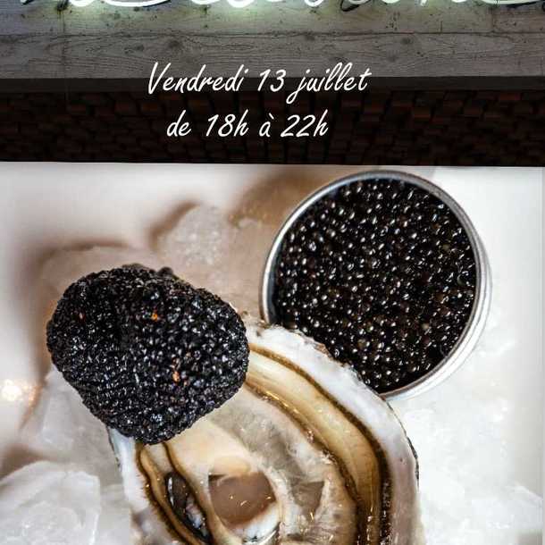Caviar, huitres et truffes à la Cabane