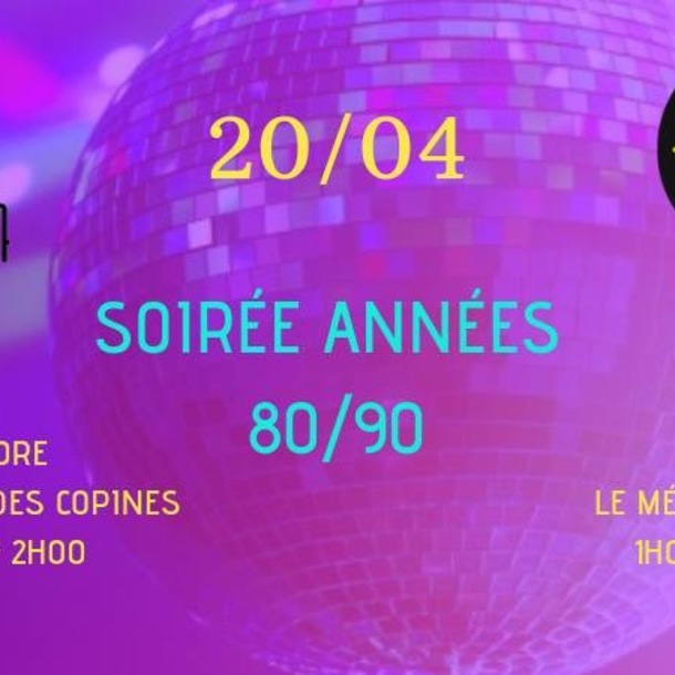 Soirée années 80/90