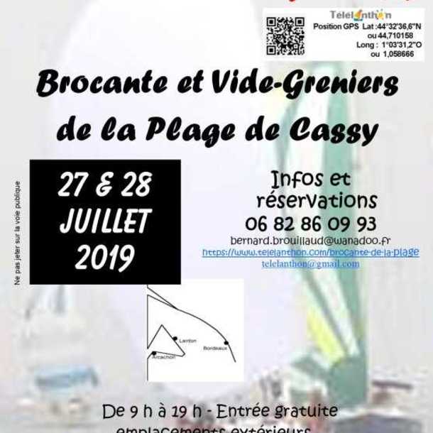 Brocante et vide-greniers de la Plage de Cassy