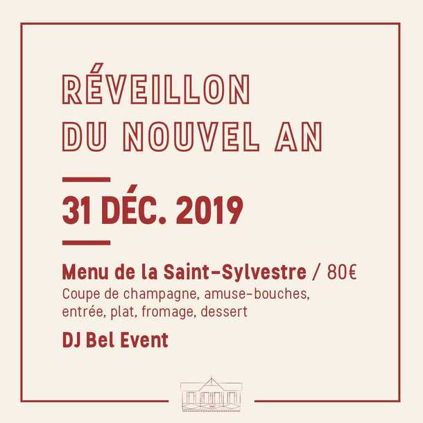 Réveillon 2019 à l'Hôtel de la Plage