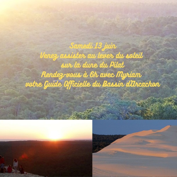 Visite guidée de la dune du Pilat au lever du soleil