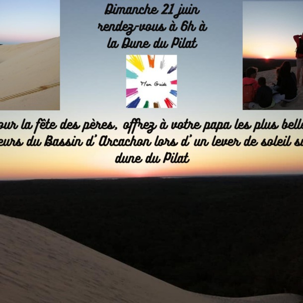 Lever du soleil pour la fête des pères