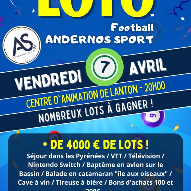 GRAND LOTO ANDERNOS FOOTBALL