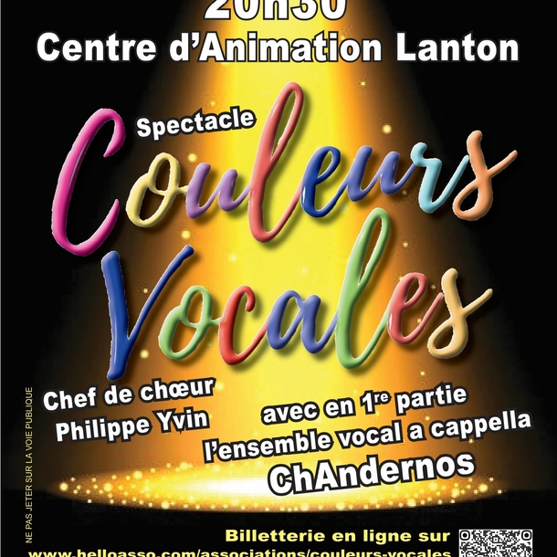 Spectacle : Couleurs Vocales